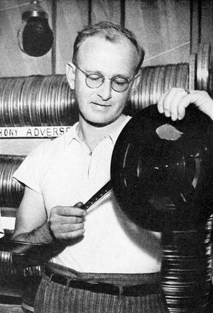 영화 편집자 랄프 도슨과 영화 릴 및 앤서니 에드버스의 통