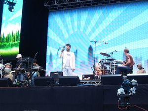 2005년 마드리드에서 공연하는 LCD 사운드시스템