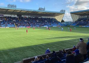 2022년 2월 19일, 레이스 로버스 FC와의 킬마녹 경기. 킬마녹은 럭비 파크에서 3–0으로 승리했다.