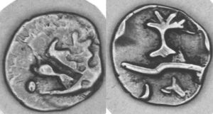 1974년 길퍼드에서 발견된 철기 시대 금 분기 스타터 주화