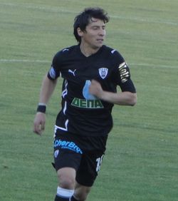 2010년 PAOK에서 뛰고 있는 파블로 콘트레라스