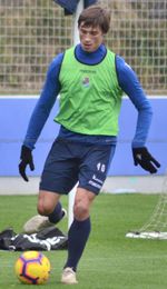 2018년 레알 소시에다드에서 훈련 중인 르 노르망