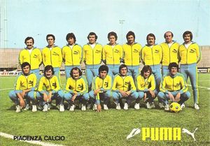 1975-76 시즌의 피아첸차 선수들