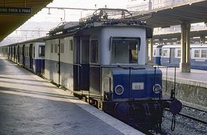 1988년에도 운행 중인 1925년 오스티아 노선 기관차 02