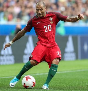 2017년 컨페더레이션스컵 러시아에서 멕시코를 상대로 활약하는 쿠아레즈마