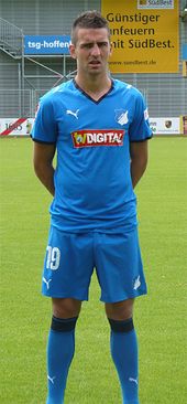 2008년 TSG 1899 호펜하임 소속의 이비셰비치