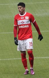 2011년 스파르타크 모스크바에서 뛰고 있는 로호