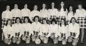 1974년 9월 산 시로에서 이탈리아와의 경기에 앞선 스코틀랜드