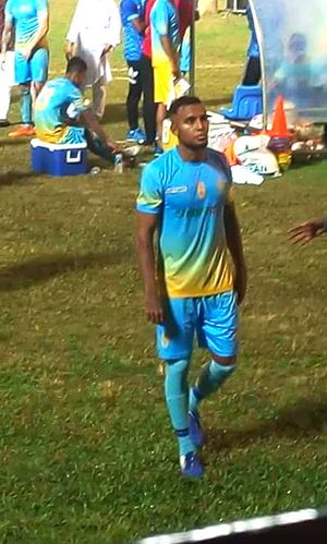 자말 부얀이 치타공 아바하니 소속으로 2019년 셰이크 카말 국제 클럽컵에 출전한 모습