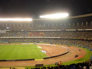 올리버 칸의 솔트레이크 스타디움에서 열린 모훈 바간과의 은퇴 경기