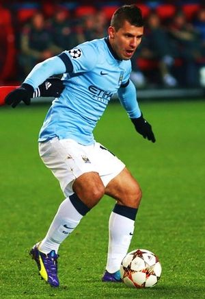 2014년 CSKA 모스크바와의 경기에서 아궤로