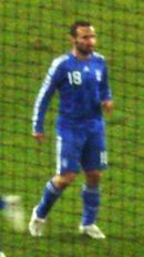 2008년 그리스 대 몰도바 경기에서 디미트리스 살핑기디스