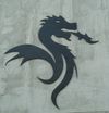 구장 동쪽에 새겨진 용