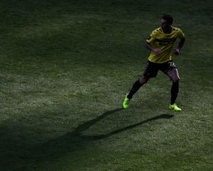 2014년 브뢴비에서 뛰는 아게르