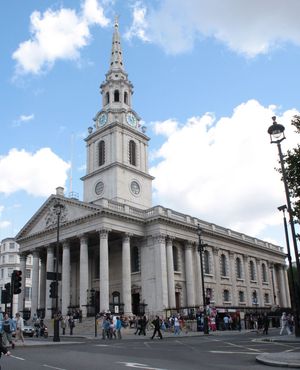 세인트 마틴 인 더 필즈, 런던(1720), 제임스 깁스