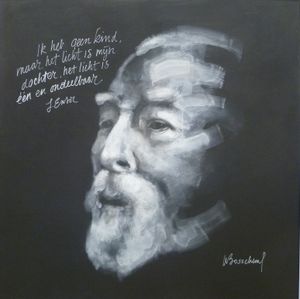 윌리 보셰}}의 작품 「제임스 엔소르의 초상」 (2013년)