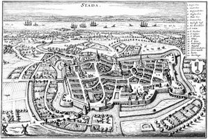 1640년 슈타데 (마테우스 메리안의 그림)