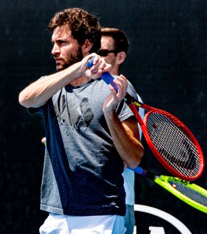 2020년 호주 오픈 연습 코트의 시몽