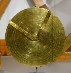 오트레드의 "비율의 원" 기기, 엘리아스 앨런 제작, c. 1633-1640 (하버드 대학교, 퍼트넘 갤러리)