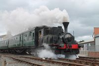 다운패트릭 및 카운티 다운 철도에서 운행 중인 증기 기관차 O&K 1호