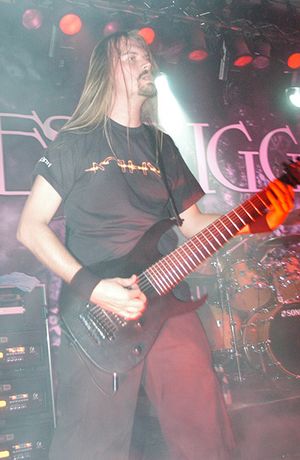 메슈가의 기타리스트 프레드리크 토르덴달은 젠트 테크닉의 선구자로 평가받는다.