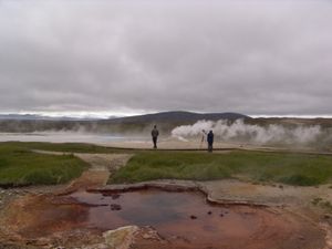 온천에서 계란과 작은 동물을 요리하고 심지어 굽는 것은 아이슬란드 요리의 독특한 특징이다.