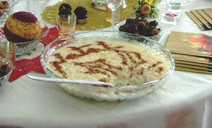 arroz doce}}는 크리스마스에 제공된다