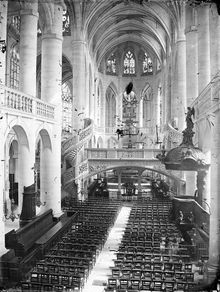 생테티엔 뒤 몽 교회, 샤를 마르빌(19세기 중반 촬영)