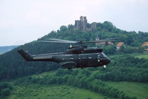 1985년 서독 연방 국경 보호청에서 운용하는 에어로스파시알 SA.330J 퓨마 헬리콥터