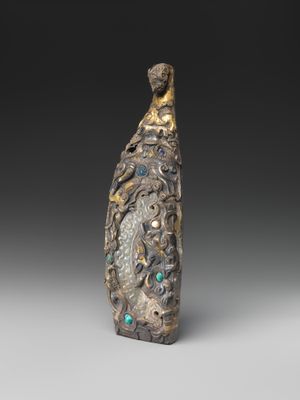 청동 옥 허리띠 고리, 전국 시대