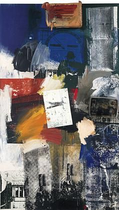 Untitled (1963), oil, silkscreen, metal, and plastic on canvas