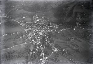 발터 미텔홀저가 촬영한 해발 600m 상공에서 본 항공 사진(1923년)