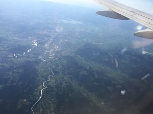 유진-스프링필드 도시권의 항공 사진