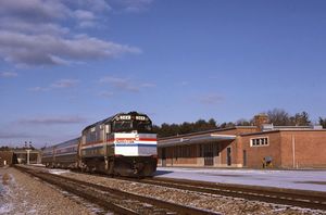 1980년 새러토가 스프링스역의 애디론댁