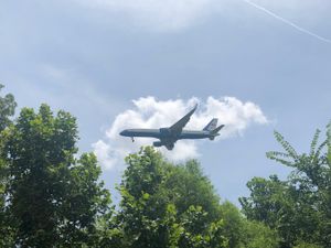 보잉 C-32(USAF) - 보잉 757-200의 버전 - 뉴포트뉴스/윌리엄스버그 국제공항 착륙