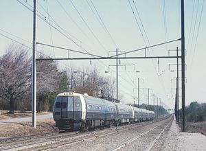 1969년 3월, 운행 2개월 된 메트로라이너 열차