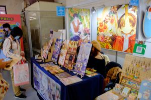 2022년 대만 오리지널 캐릭터 전시회에서 판매되는 쇼타콘 작품들