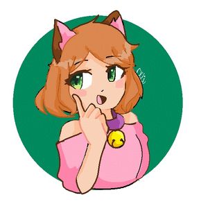 고양이 귀를 가진 네코미미, 이는 케모노미미의 한 유형이다.