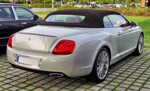 2009 벤틀리 컨티넨탈 GTC 스피드 후면