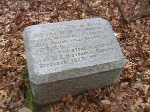 마운트 호프의 미저리 늪에서 필립왕이 사망한 장소