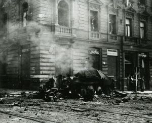 Klárov}})에서 파괴된 독일 야크트판저