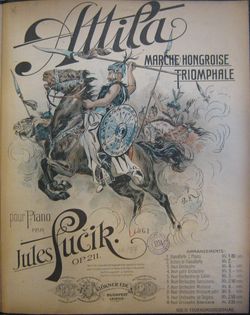 아틸라 행진곡(Attila) 악보