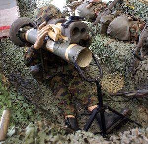 2006년 10월 전시된 스위스군 M47 드래곤