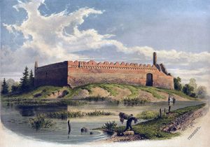 19세기 리다 성의 모습