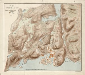 1897년 아렌달 지도