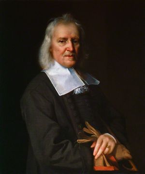 작가 아이작 월턴. 야코프 호이만스의 초상화.