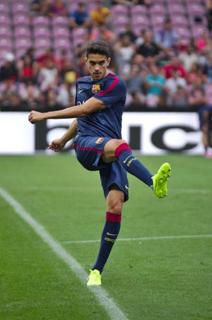 2014년 바르셀로나에서 훈련 중인 바르트라