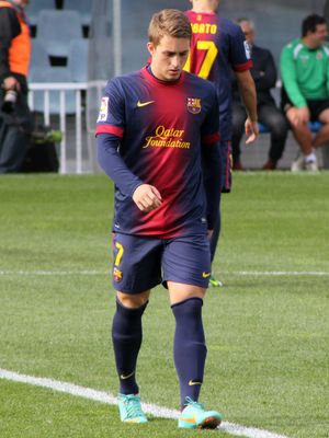 2012년 바르셀로나 B에서 뛰는 데울로페우