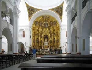 엘 로시오 은둔소 내부, 엘 로시오의 성모 제단