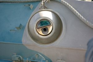 사격구 근접 촬영